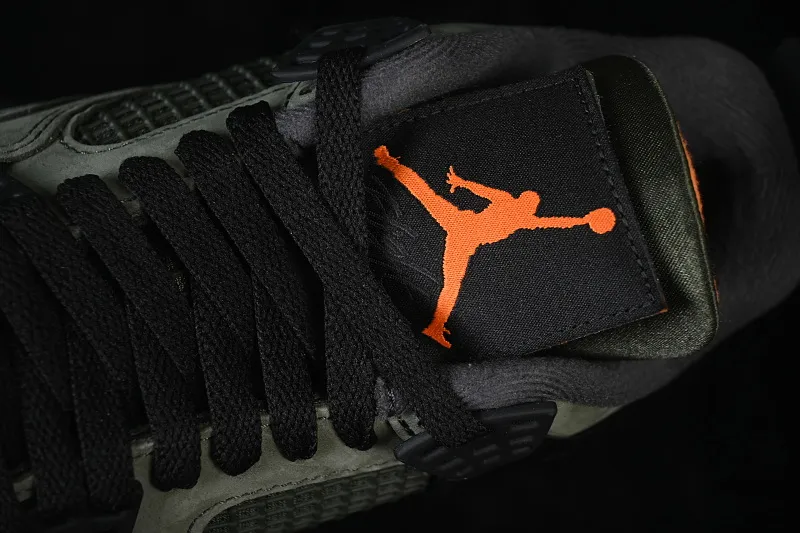 All categories Air Jordan Jordan series basketball shoes Air Jordan 4 LJR version Undefeated x Air Jordan 4 OG AJ4 Joe 4 olive green suede IB1519-200